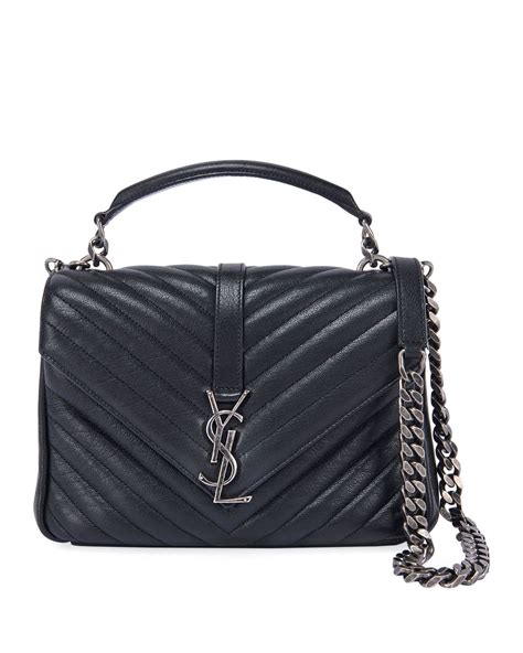 ysl bag with silver hardware|saint laurent crossbody bags.